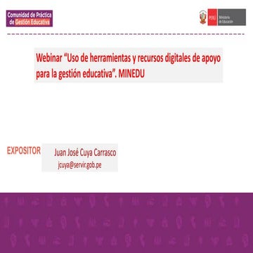 USO DE HERRAMIENTAS Y RECURSOS DIGITALES DE APOYO PARA LA GESTION EDUCATIVA