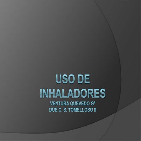 Uso de inhaladores