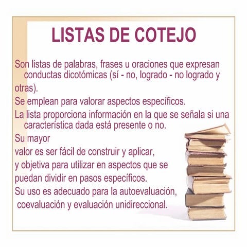 Instrumentos de Evaluación