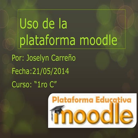 Herramientas de la plataforma Moodle para la enseñanza y el aprendizaje ...