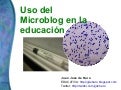 Uso del microblog en la educacion
