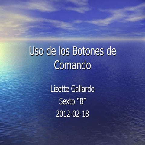 Botones de comando | PPT