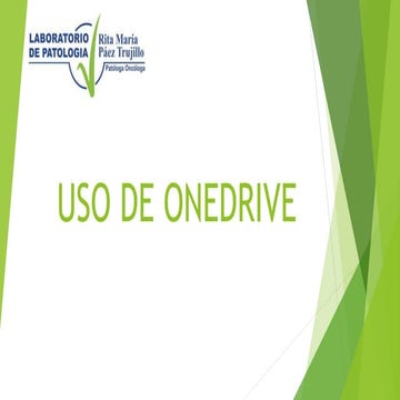 Uso de onedrive