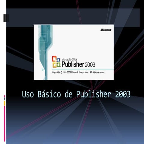 Uso De Publisher 2003