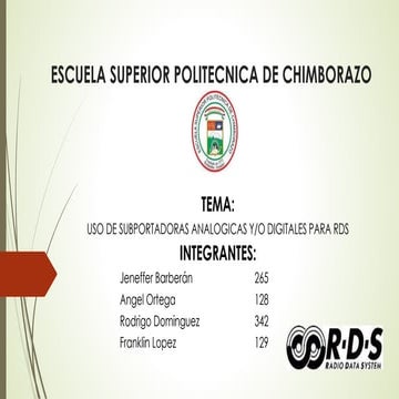 Uso de subportadoras