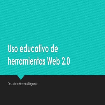 Uso educativo web 2.0