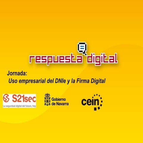 Uso empresarial del dnie y la  firma digital