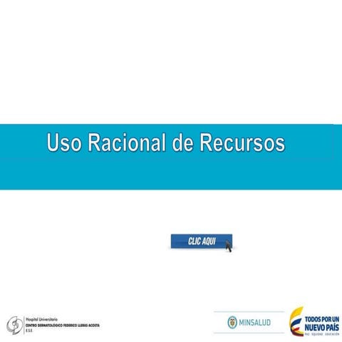 Uso racional de recursos 