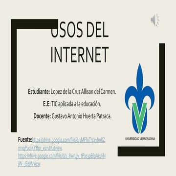 Usos del internet