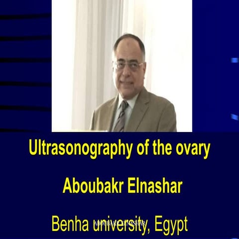 Ultrasonography of the ovary