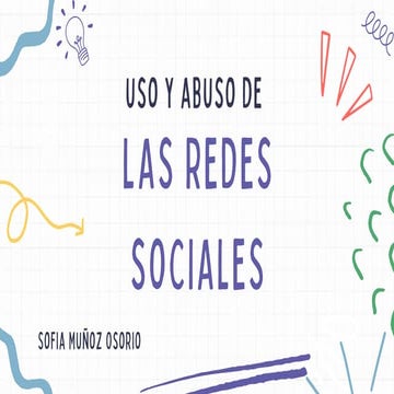 Uso inadecuado de las redes sociales | PPTX