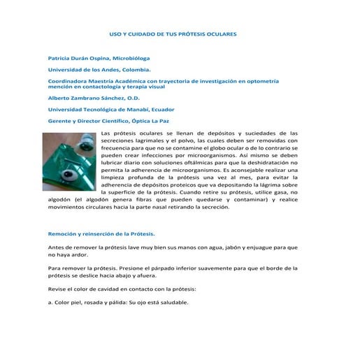 USO Y CUIDADO DE LAS PROTESIS OCULARES ÓPTICA LA PAZ(1).docx