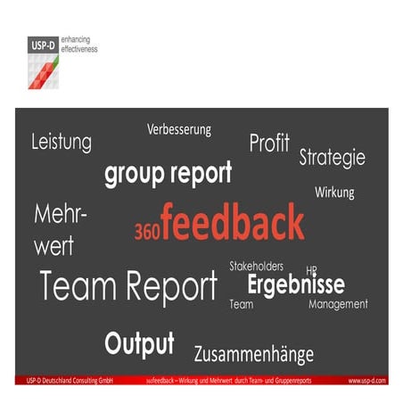 USP-D 360 Grad Feedback Gruppenreport