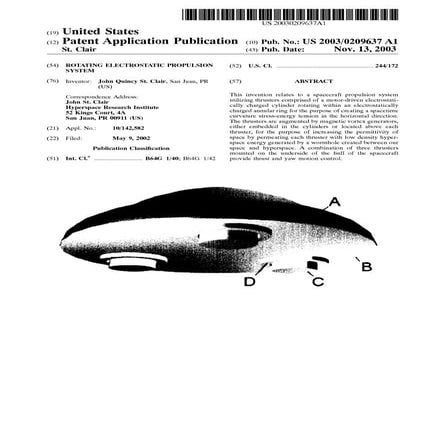 US Patent - Rotating electrostatic propulsion system