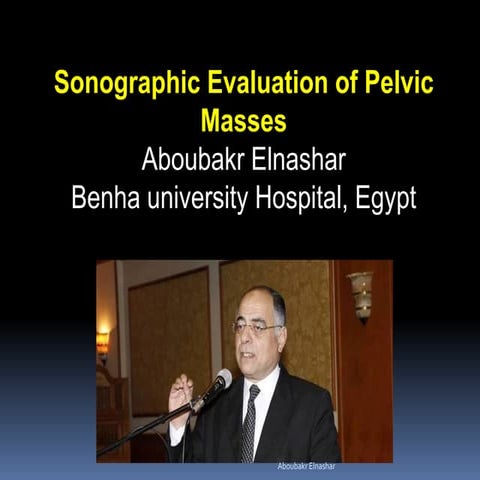 Sonographic Evaluation of Pelvic Masses | PDF