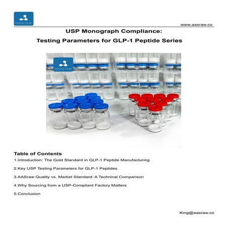 USP Monograph Compliance-Testing Parameters for GLP-1 Peptide Series.pdf