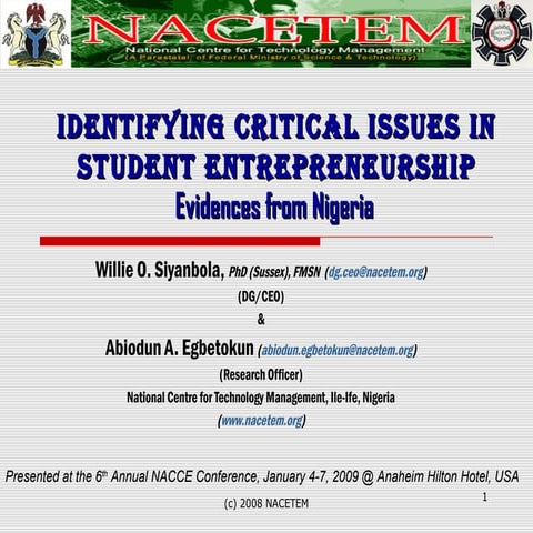 Student Entrepreneurship in Nigeria_US