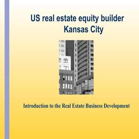 Introduction to the real estate business ideas | PDF