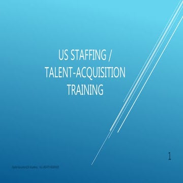 US Staffing Training