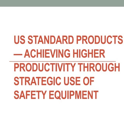 Top 20 must-Have Industrial Safety Equipment for Every Workplace | PDF