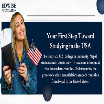 US Study Visa Process 2025: A Step-by-Step Guide for Nepali Students. | PDF