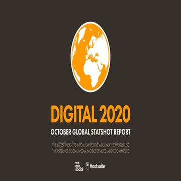 Usuarios Internet y Redes Sociales 2020 We Are Social Are Social
