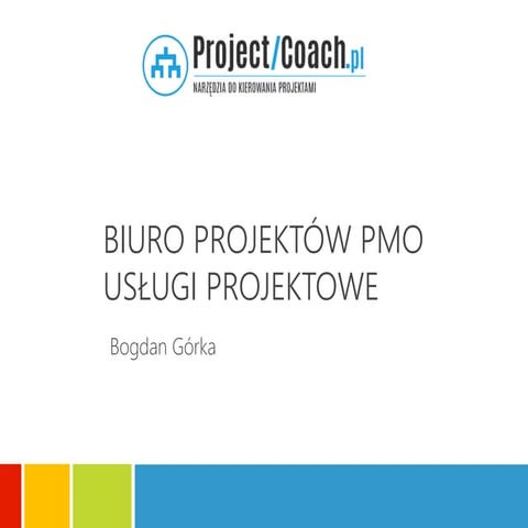 Usługi biura projektów PMO