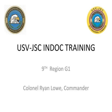 Usv jsc indoc training | PPS