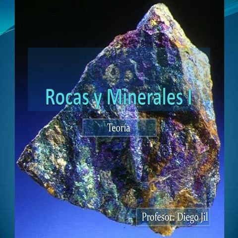 Introducción a la Mineralogía y Cristalografía | PPT