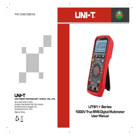ut_61_series.pdf multímetro digital truerms | PDF