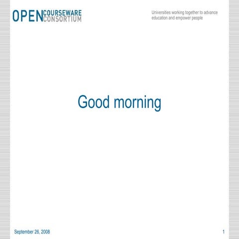 Utah 08 Welcome 091808 Ocwc