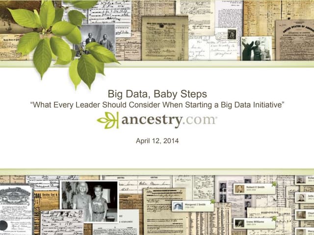 Big Data, Baby Steps