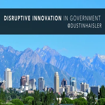 Utah Digital Government Summit Keynote