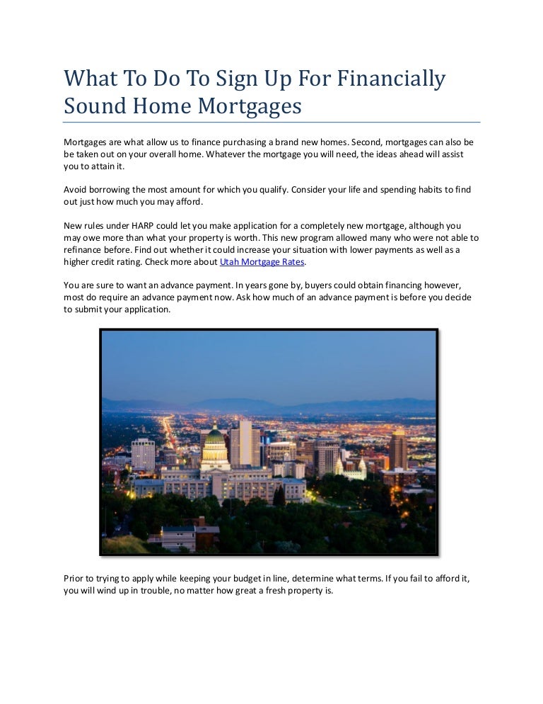 Utah mortgage rates