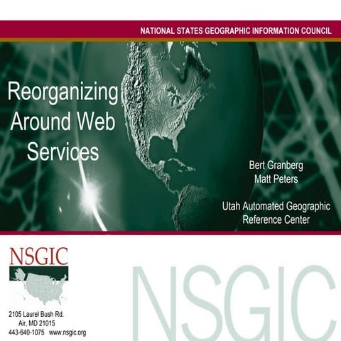 Utah Reorganizes its GIS Around Web Services