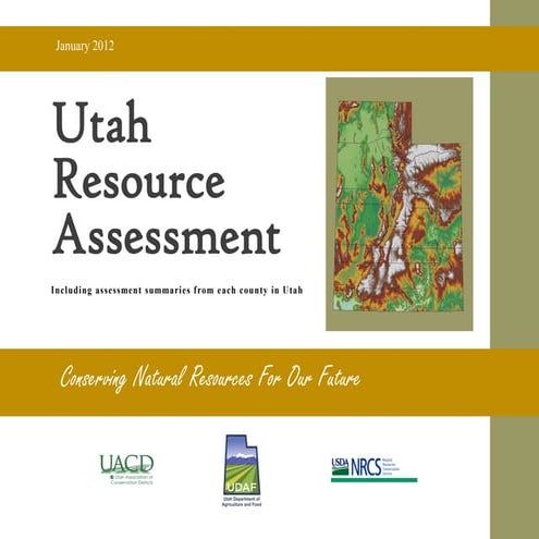 Assessment of Utah's Agricultural Resources