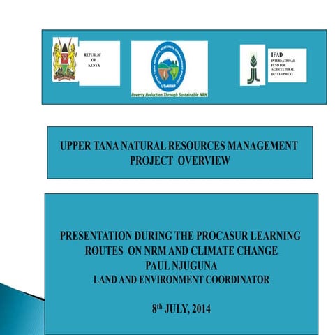 UTANRMP_Presentation to learning route on Natural Resource Management July 2014