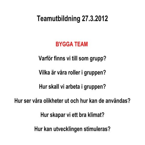Utbildning 27.3.