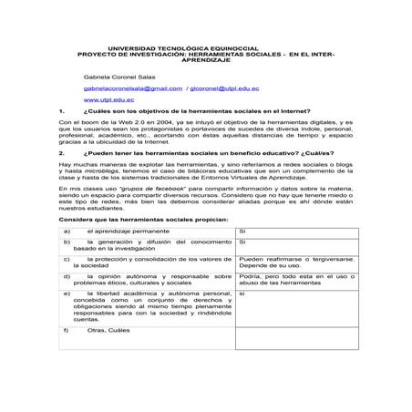 Entrevista Gabriela Coronel Salas