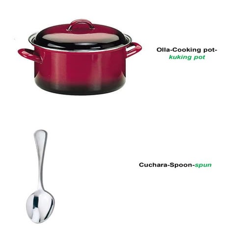 Uteniliode cocina inglés | DOCX