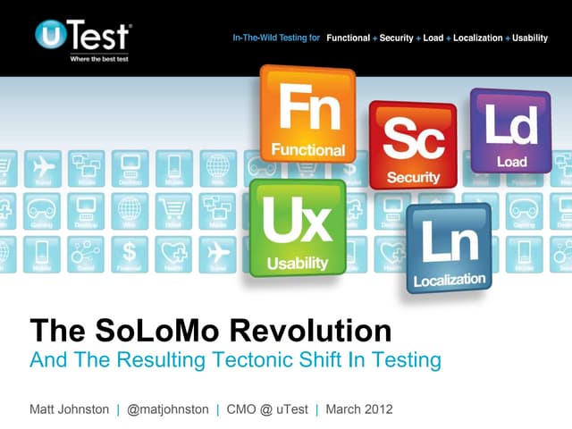 uTest  STPcon spring 2012 presentation
