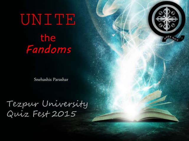 Unite the Fandoms: The Fandom Quiz