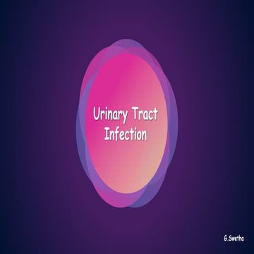 Urinary Tract Infection (UTI)