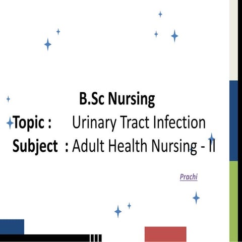 Urinary Tract Infection Medical  .  pptx