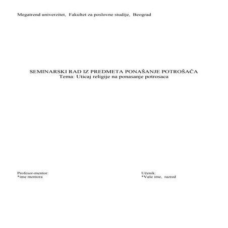 Realizacija robe i usluga | DOC