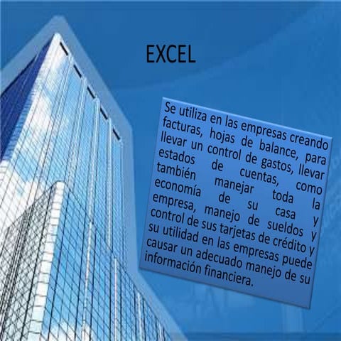 Utilidad de excel