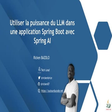 Utiliser la puissance du LLM dans une application Spring Boot avec ...