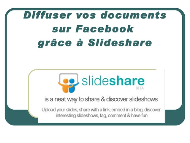 Utiliser slideshare