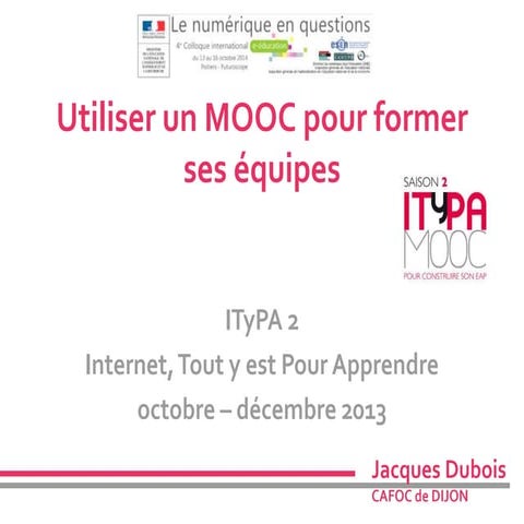 Utiliser un mooc pour former ses équipes #eeduc14 (2)