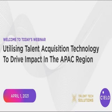 Utilising Talent Acquisition Technology to Drive Impact in the APAC Region